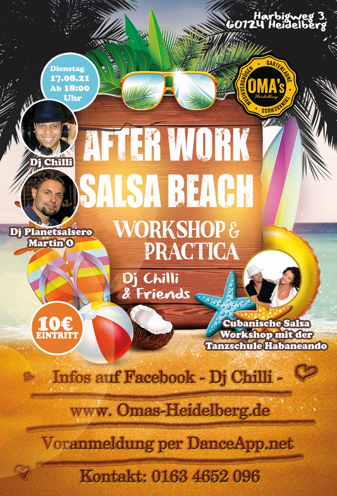 After-Work Salsa Beach Night